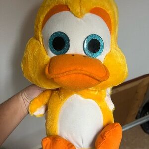 Yellow and Orange Plush Duck Toy